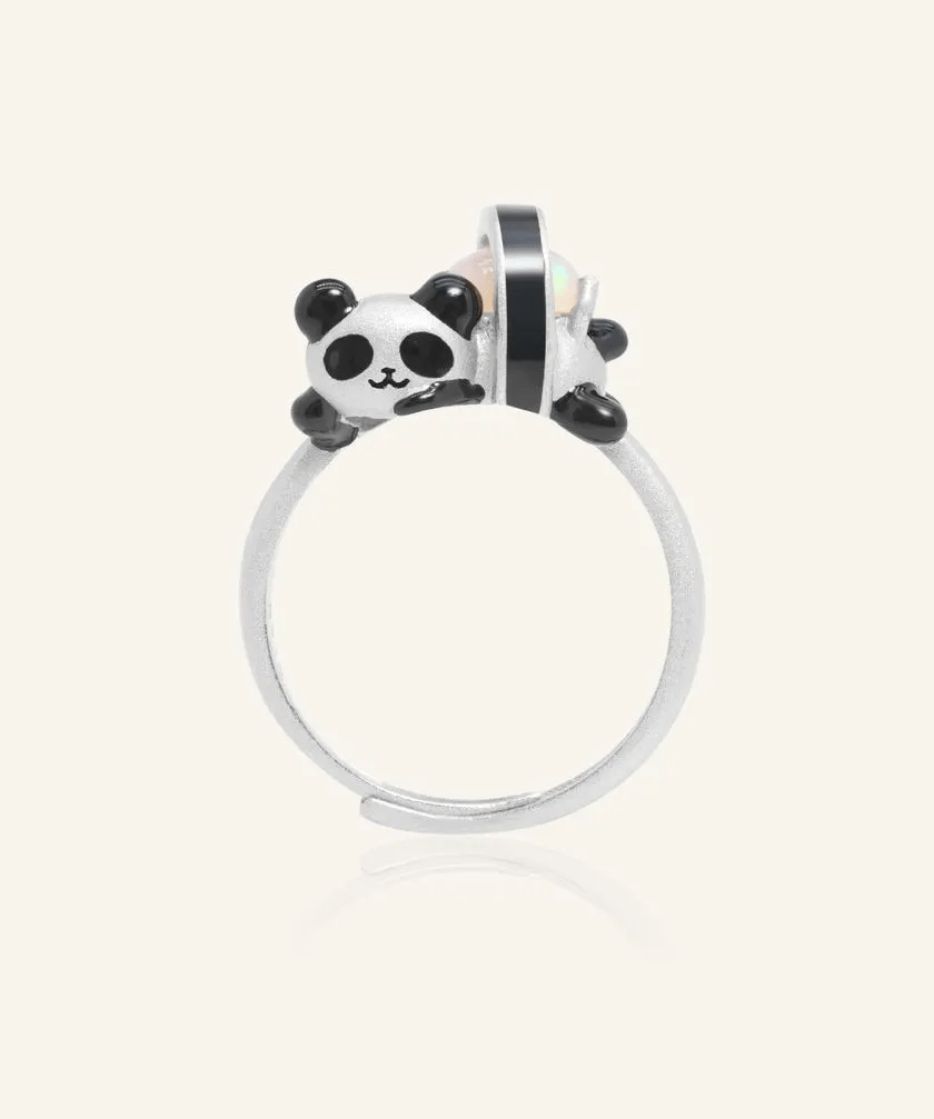 Panda Sushi Roll Ring (Opal) - Love Estella