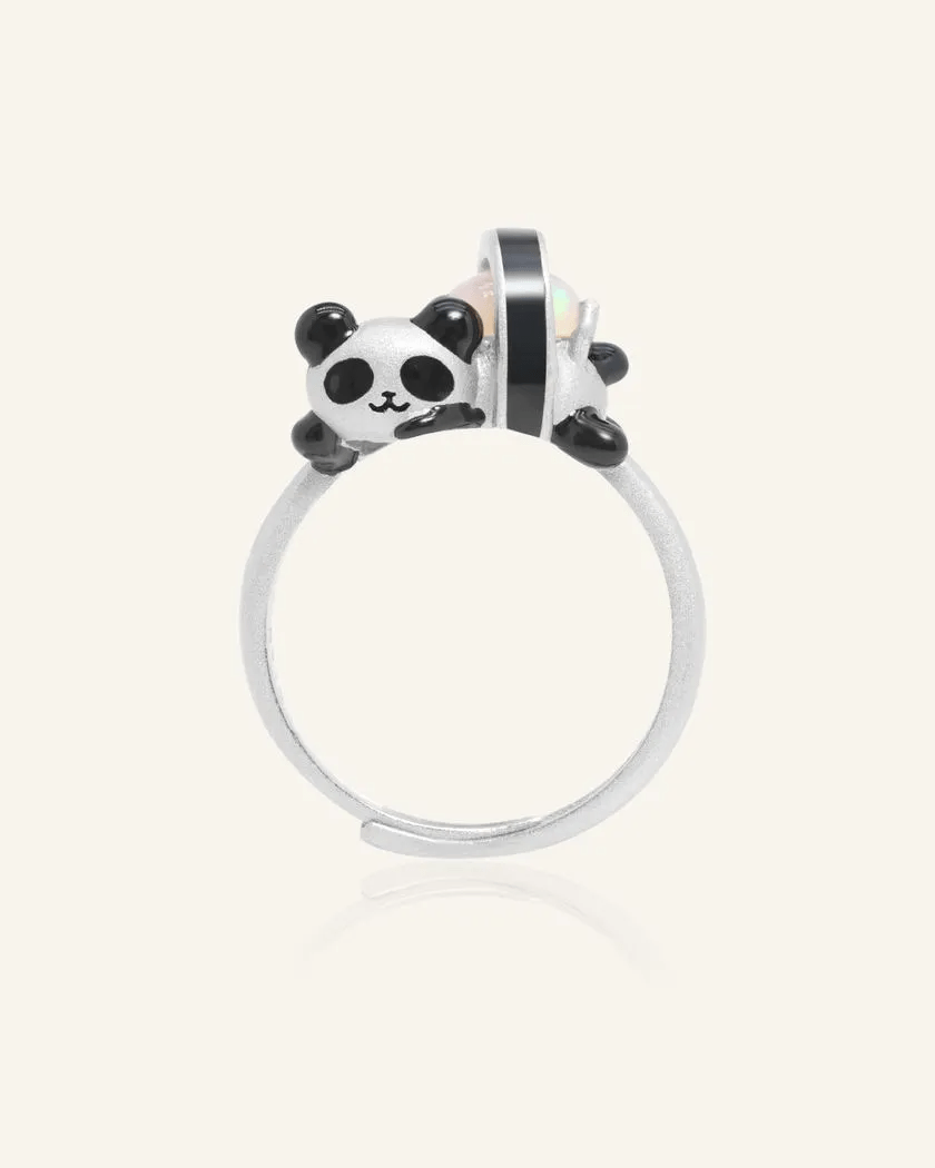 Panda Sushi Roll Ring (Opal) - Love Estella
