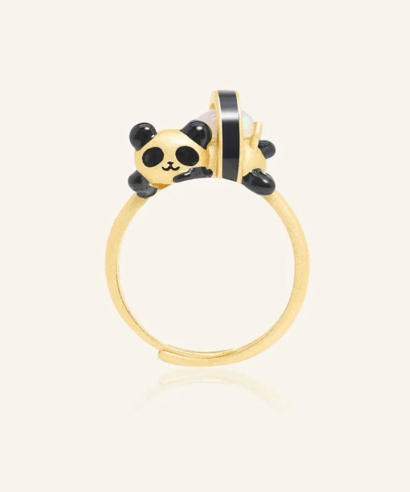 Panda Sushi Roll Ring (Opal) - Love Estella