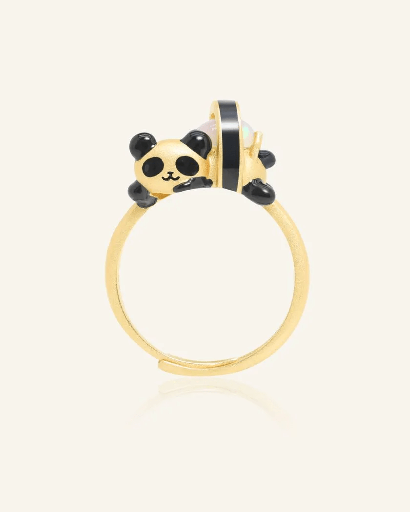 Panda Sushi Roll Ring (Opal) - Love Estella