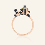 Panda Sushi Roll Ring (Peridot) - Love Estella