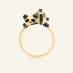 Panda Sushi Roll Ring (Peridot) - Love Estella