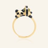 Panda Sushi Roll Ring (Peridot) - Love Estella