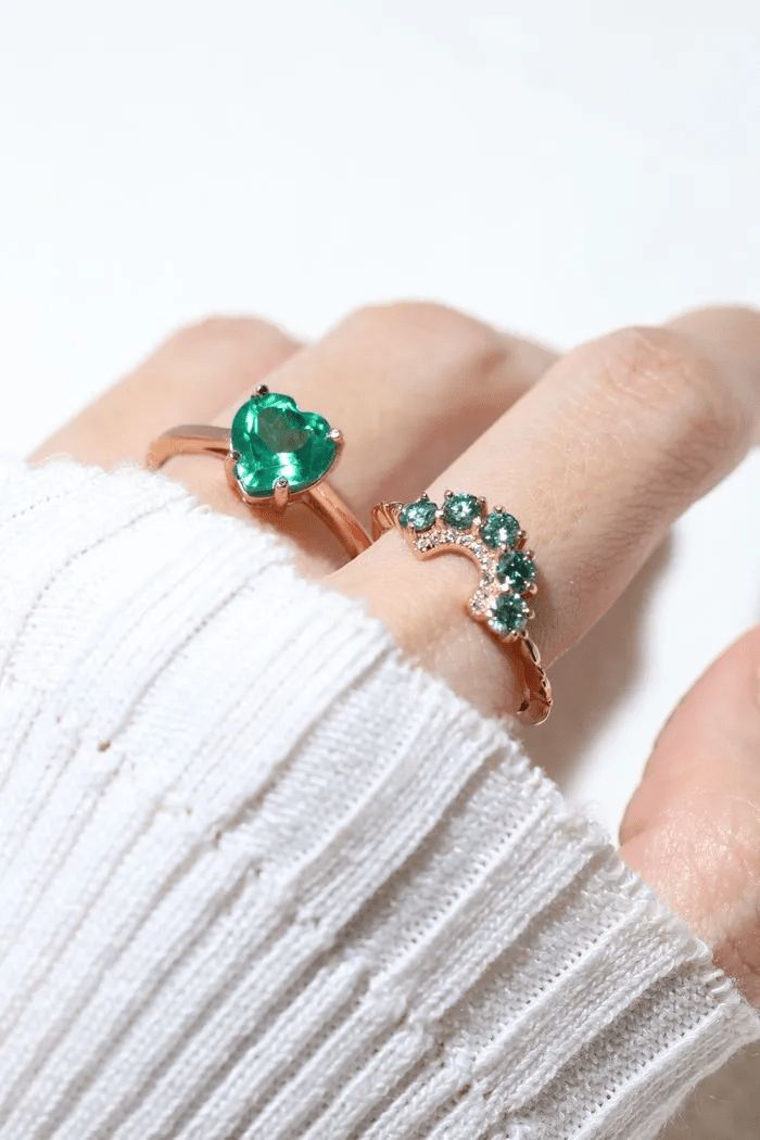 Paraiba Topaz Heart Ring - Love Estella