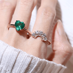 Paraiba Topaz Heart Ring - Love Estella