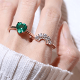 Paraiba Topaz Heart Ring - Love Estella