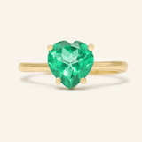 Paraiba Topaz Heart Ring - Love Estella