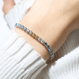 Pastel Moissanite Tennis Bracelet - Love Estella