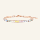 Pastel Moissanite Tennis Bracelet - Love Estella