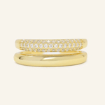 Pave Pair Ring by Elate - Love Estella