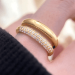 Pave Pair Ring by Elate - Love Estella