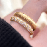 Pave Pair Ring by Elate - Love Estella
