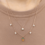 Peach Blossoming Layered Necklace - Love Estella