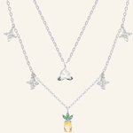 Peach Blossoming Layered Necklace - Love Estella