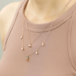Peach Blossoming Layered Necklace - Love Estella