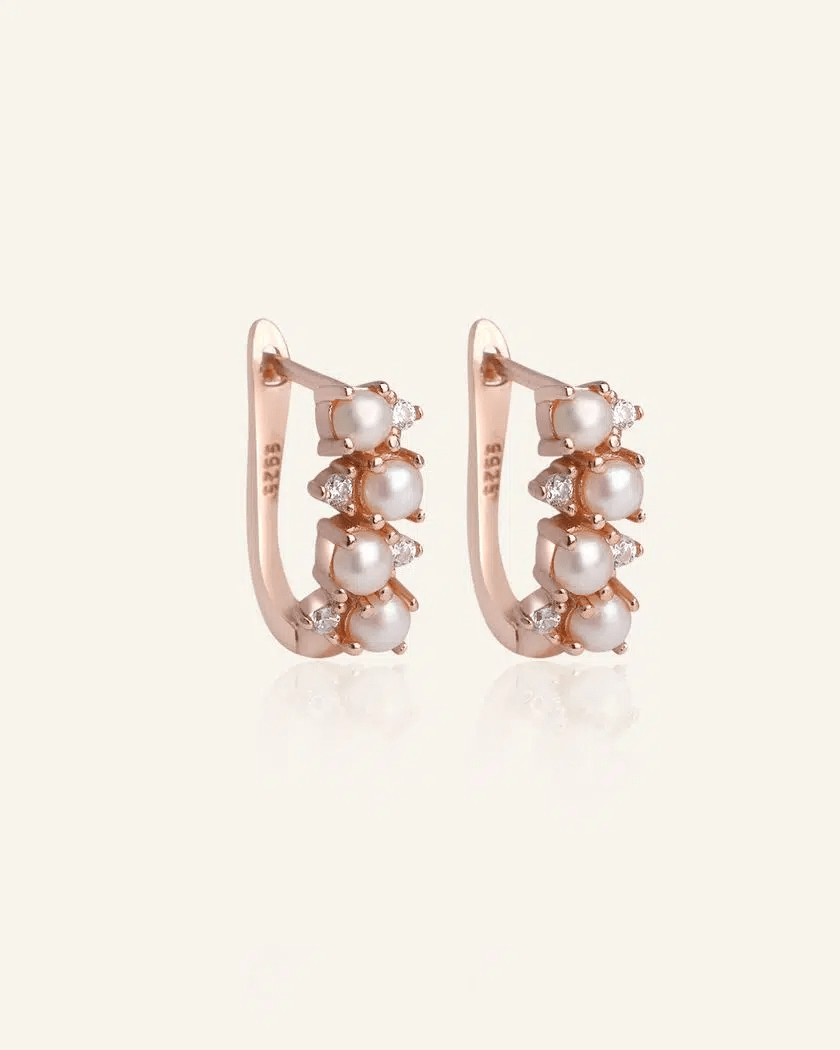 Pearl Cluster Huggies by Elate - Love Estella