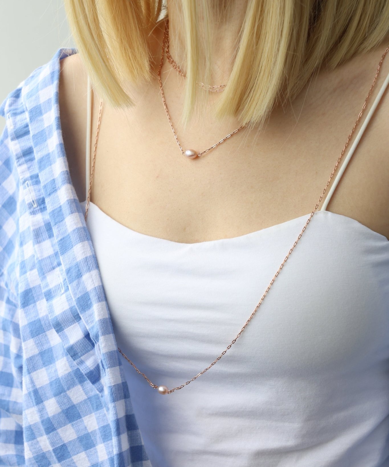 Pearl Layering Necklace - Love Estella