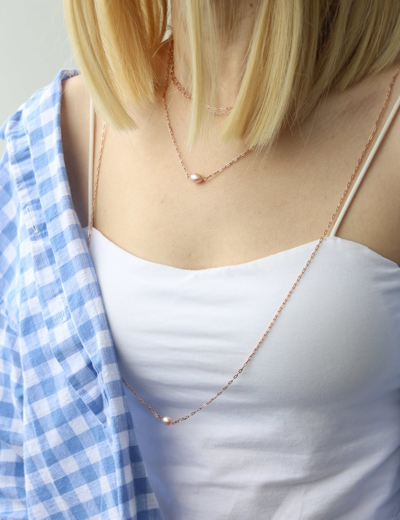 Pearl Layering Necklace - Love Estella