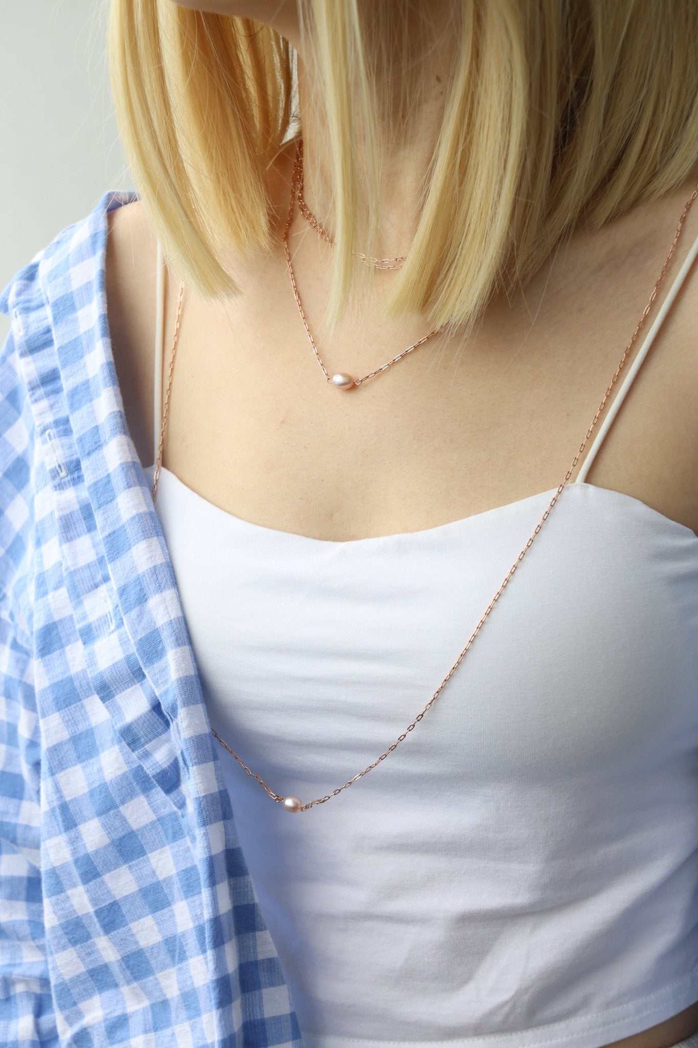 Pearl Layering Necklace - Love Estella