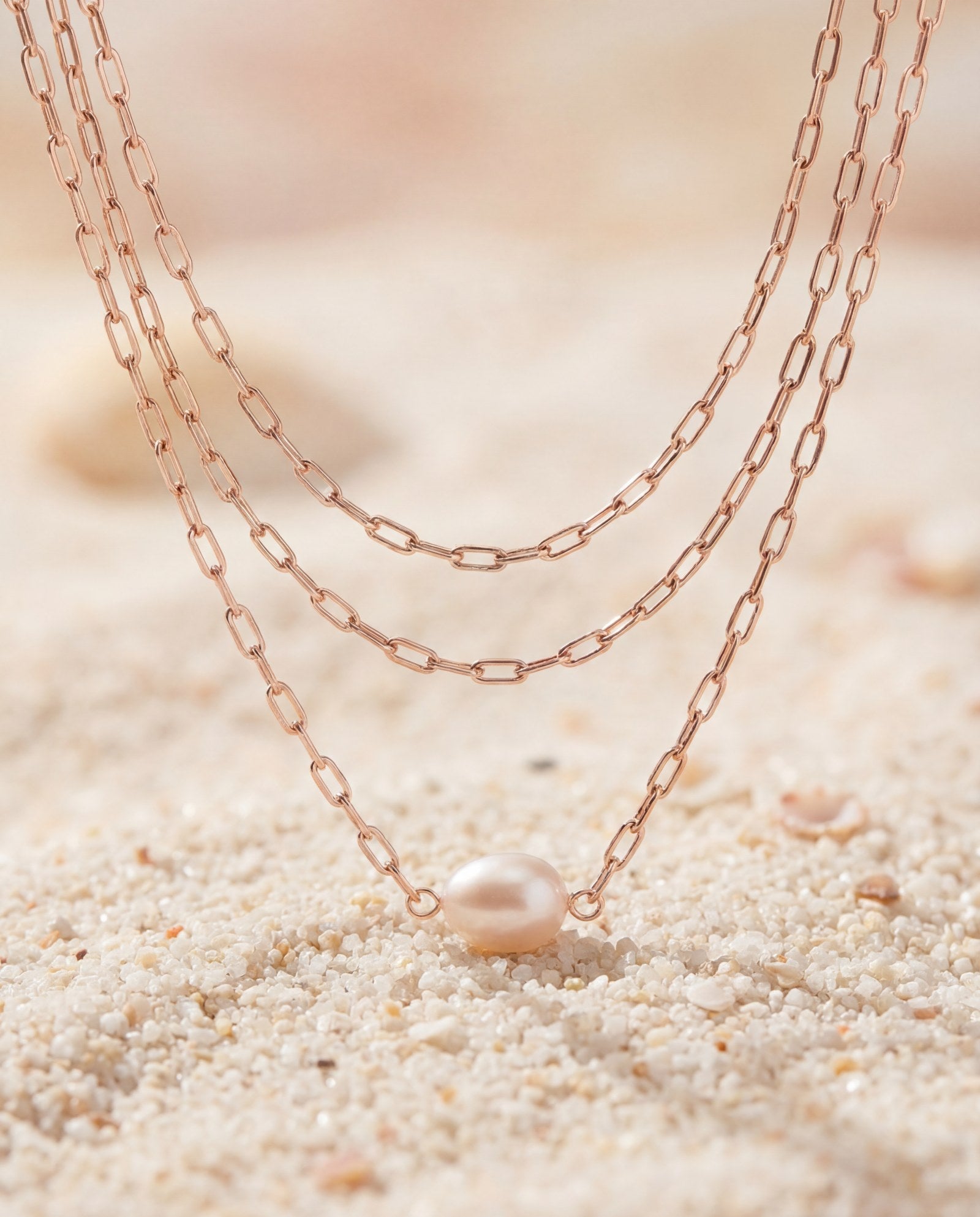 Pearl Layering Necklace - Love Estella