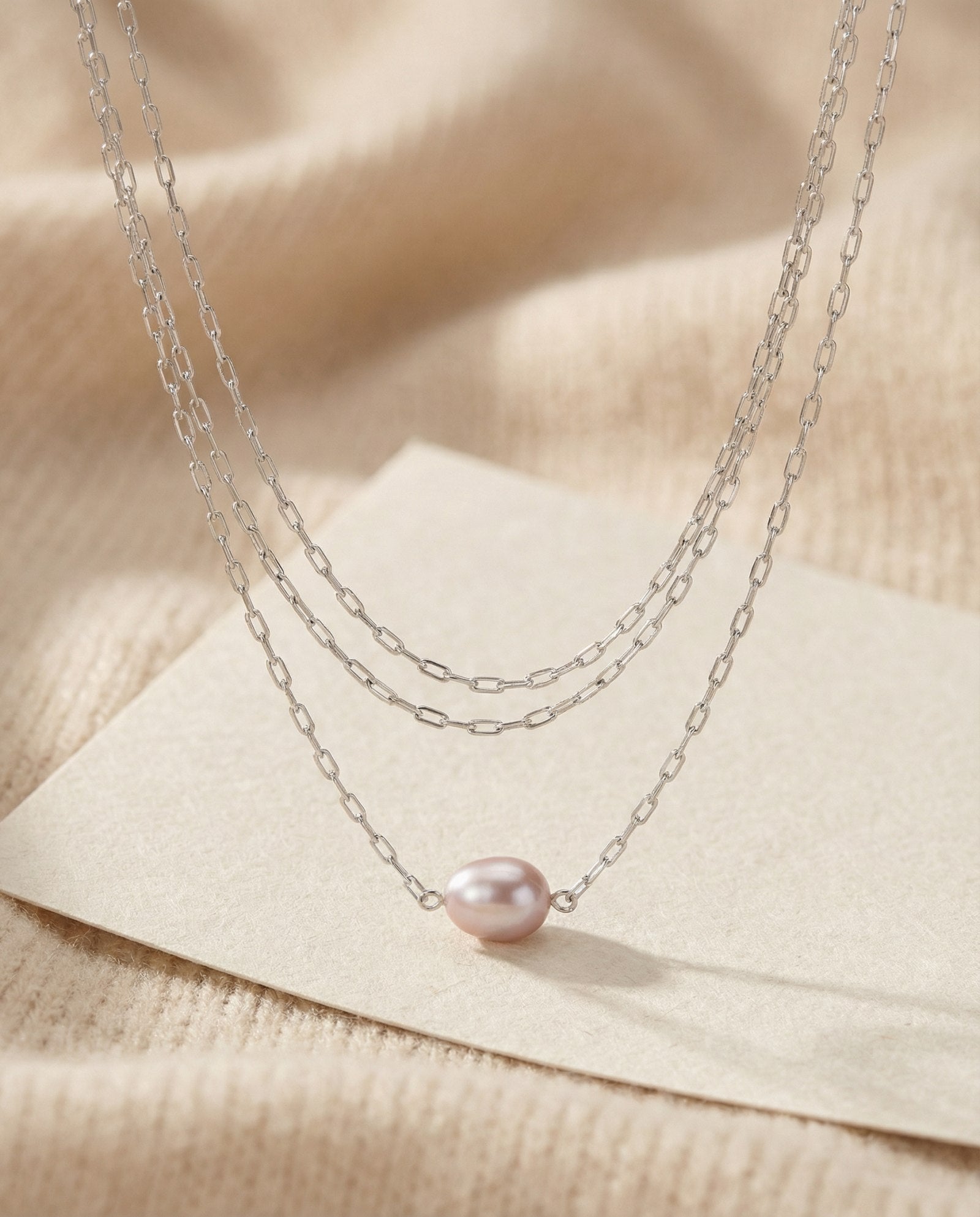 Pearl Layering Necklace - Love Estella