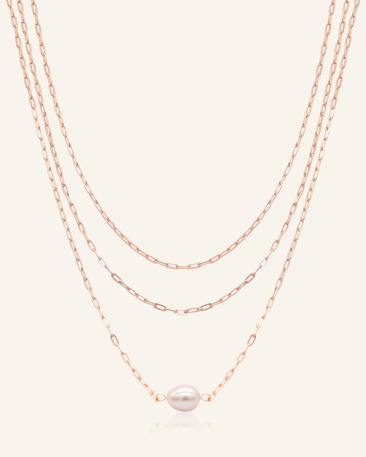 Pearl Layering Necklace - Love Estella