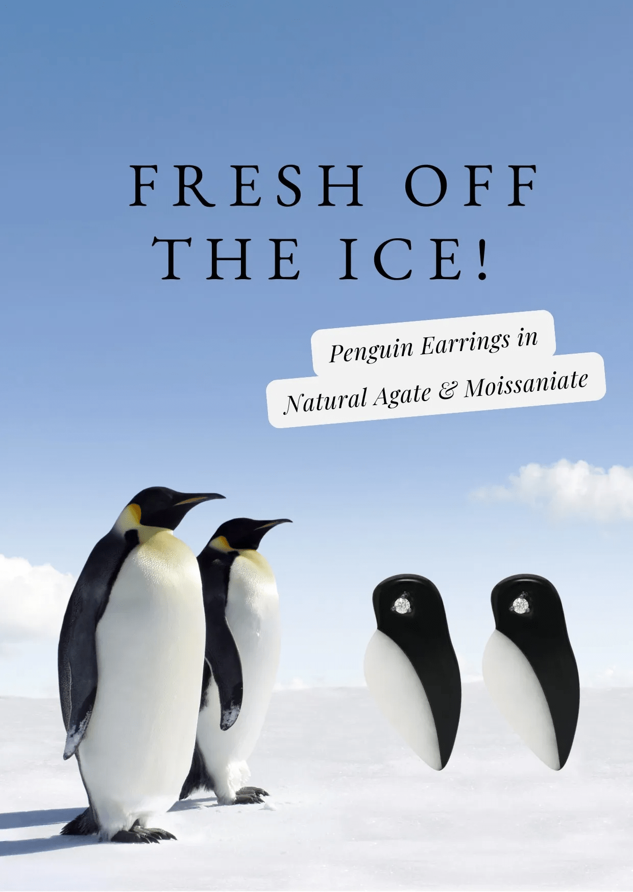 Penguin Parade Earrings - Love Estella