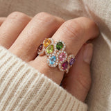 Petal Parade Rainbow Ring