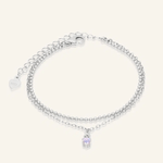 Petite Layering Bracelet (Faceted Moonstone) by Elate - Love Estella