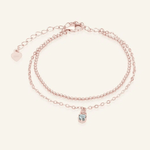 Petite Layering Bracelet (Grey Spinel) by Elate - Love Estella