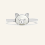 Pig Zodiac MOP Ring - Love Estella