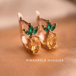 Pineapple Citrine Huggies - Love Estella
