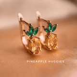 Pineapple Citrine Huggies - Love Estella