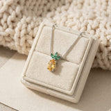 Pineapple Citrine Necklace