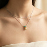 Pineapple Citrine Necklace