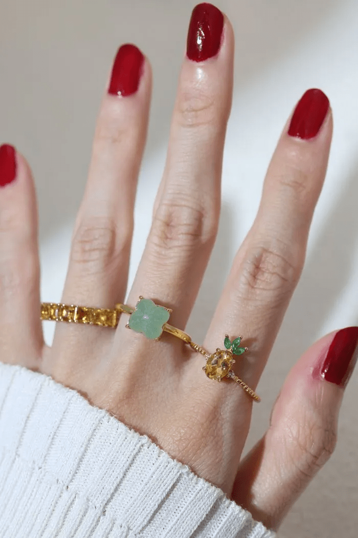 Pineapple Citrine Ring - Love Estella