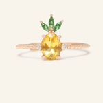 Pineapple Citrine Ring - Love Estella
