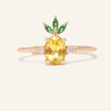 Pineapple Citrine Ring - Love Estella
