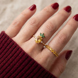 Pineapple Citrine Ring