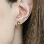 Pineapple Citrine Studs - Love Estella