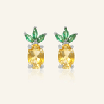 Pineapple Citrine Studs - Love Estella