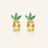 Pineapple Citrine Studs - Love Estella