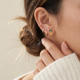 Pineapple Citrine Studs