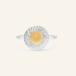 Pineapple Tart Citrine Ring - Love Estella