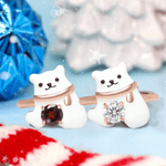 Polar Bear Garnet Ring - Love Estella