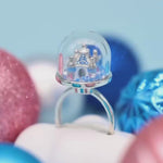 spinning magical kingdom ring in silver