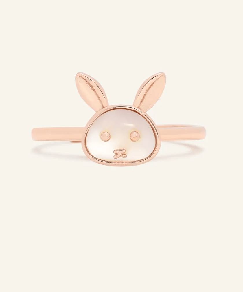 Rabbit Zodiac MOP Ring - Love Estella