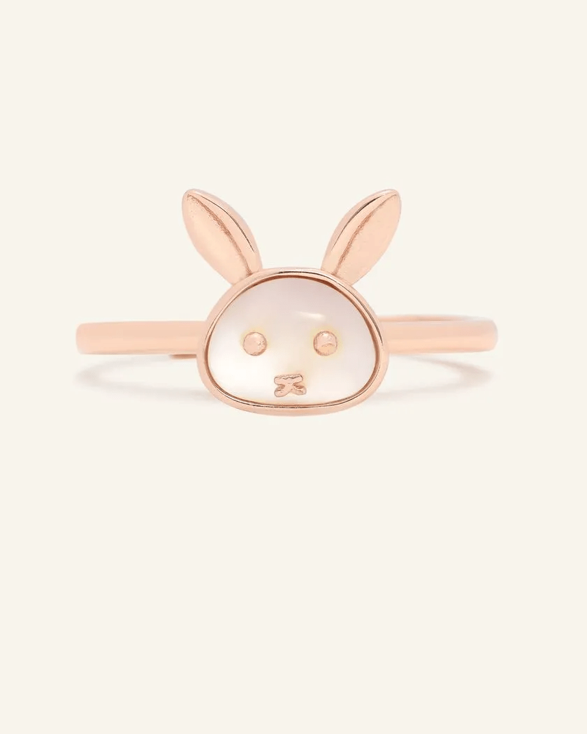 Rabbit Zodiac MOP Ring - Love Estella