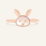 Rabbit Zodiac MOP Ring - Love Estella