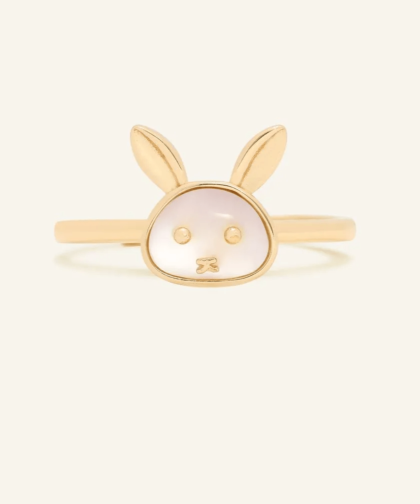 Rabbit Zodiac MOP Ring - Love Estella